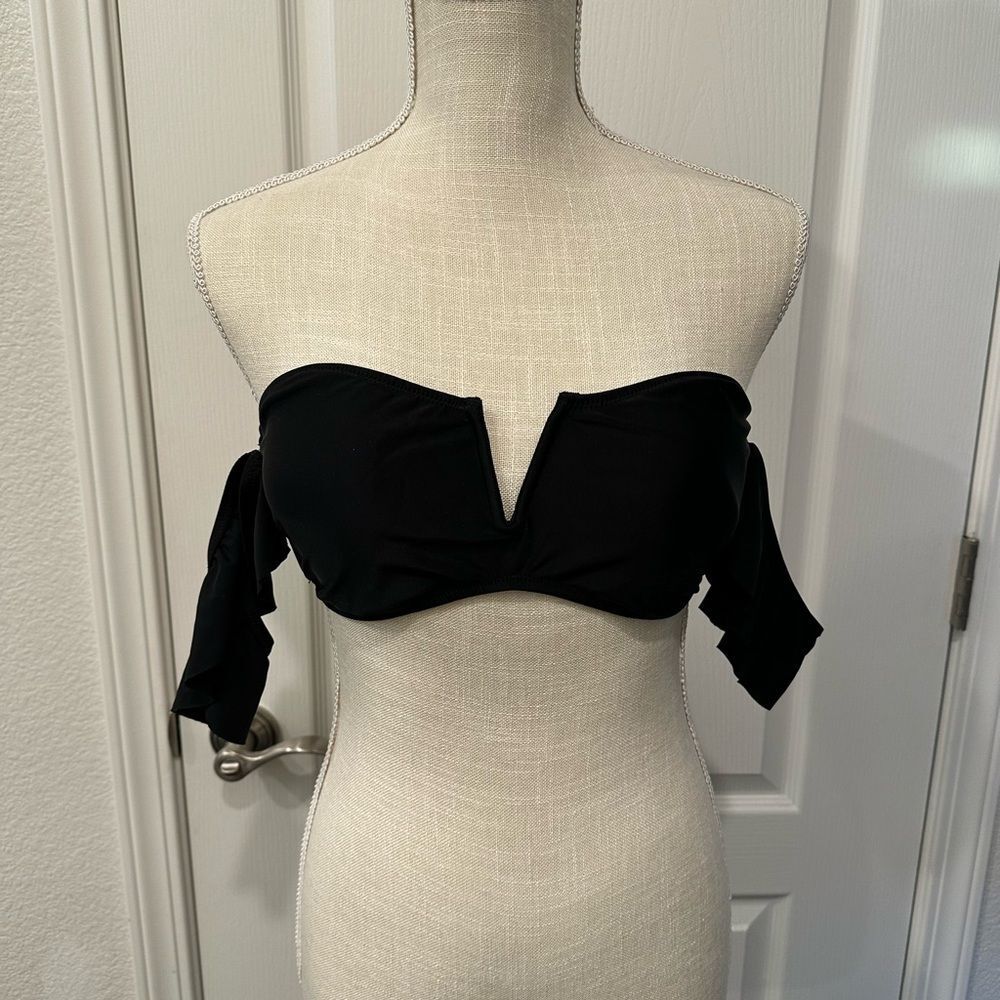 Express black bikini top size L